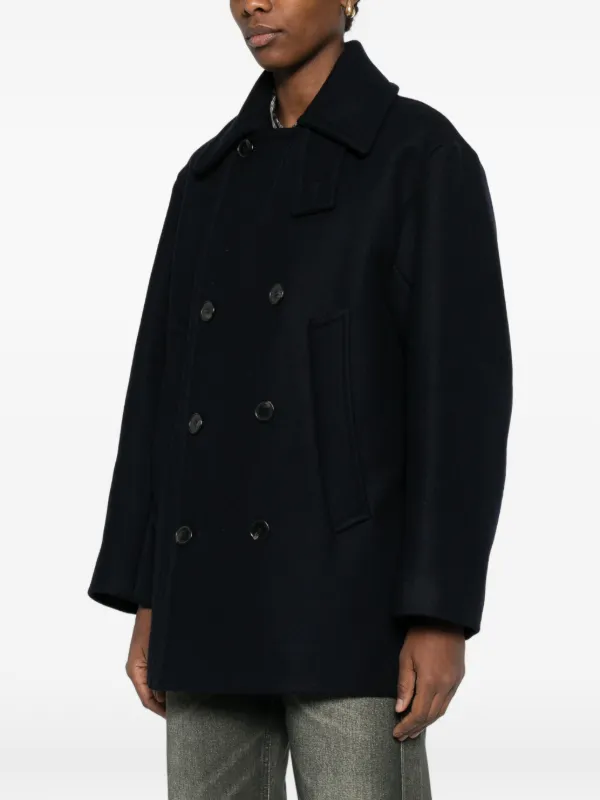 A.P.C. ボタンコート | ブルー | FARFETCH JP