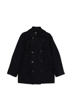 Studio Nicholson x Teviot Buttoned Coat | Black | FARFETCH