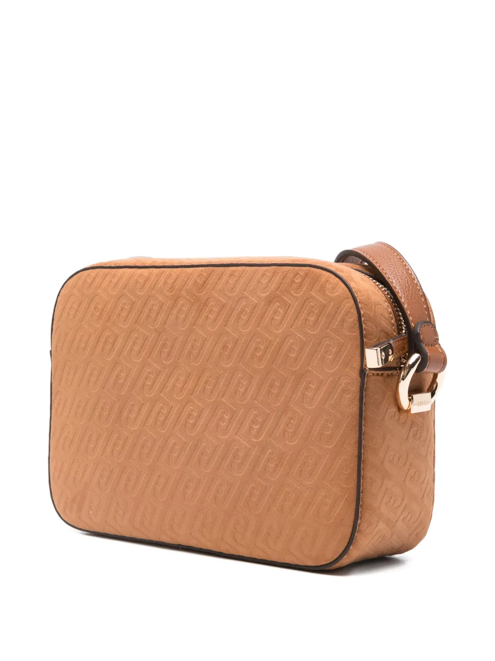 LIU JO Crossbodytas met logo-reliëf Bruin