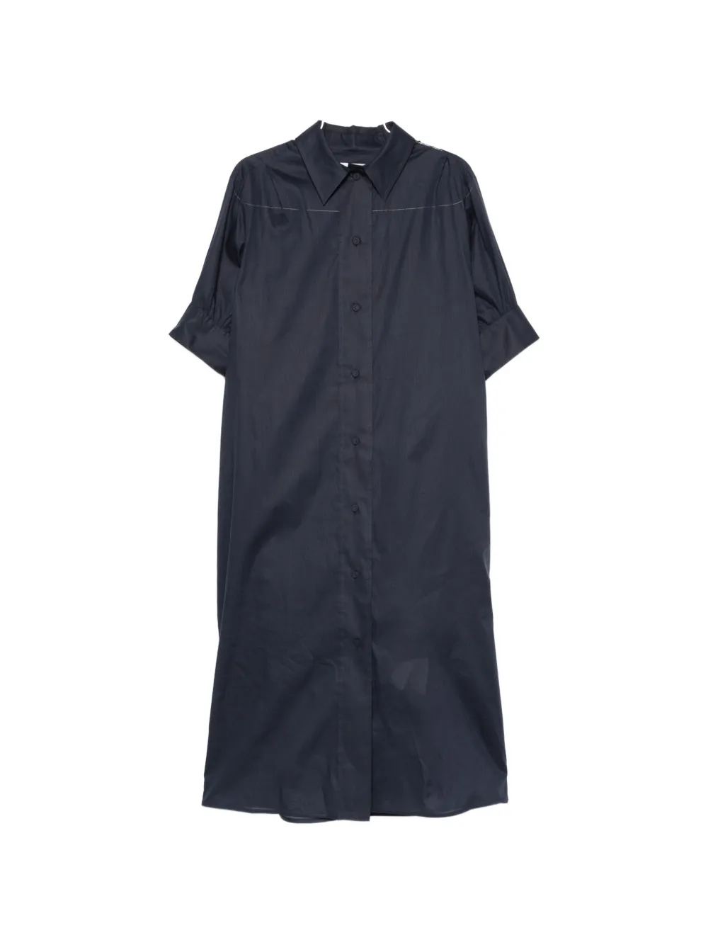 Jil Sander buttoned midi dress - Blu