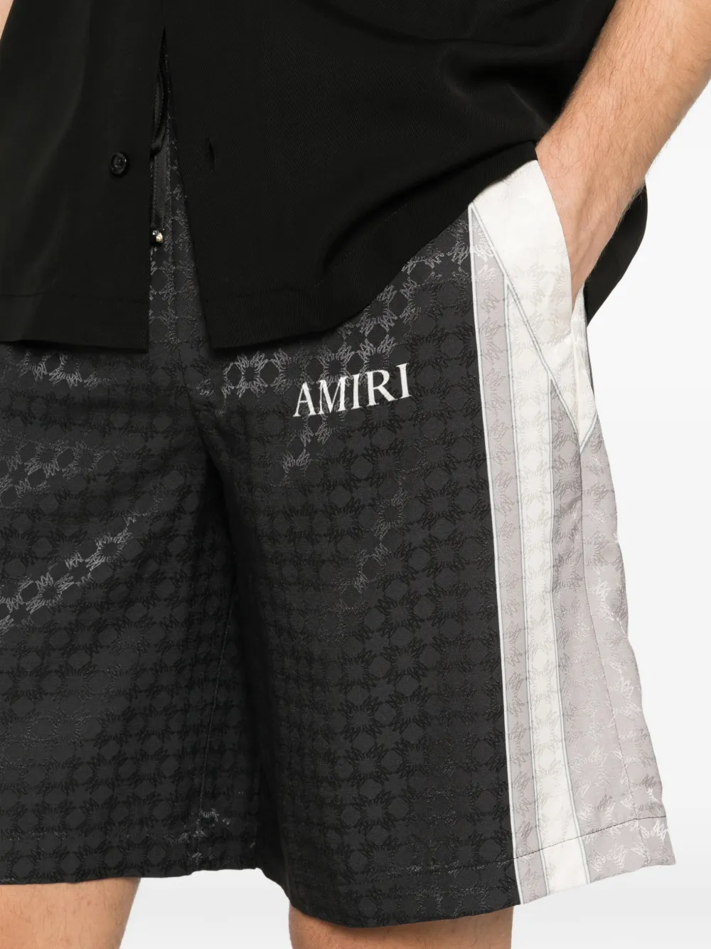 AMIRI Ma Quad shorts met trekkoord Zwart