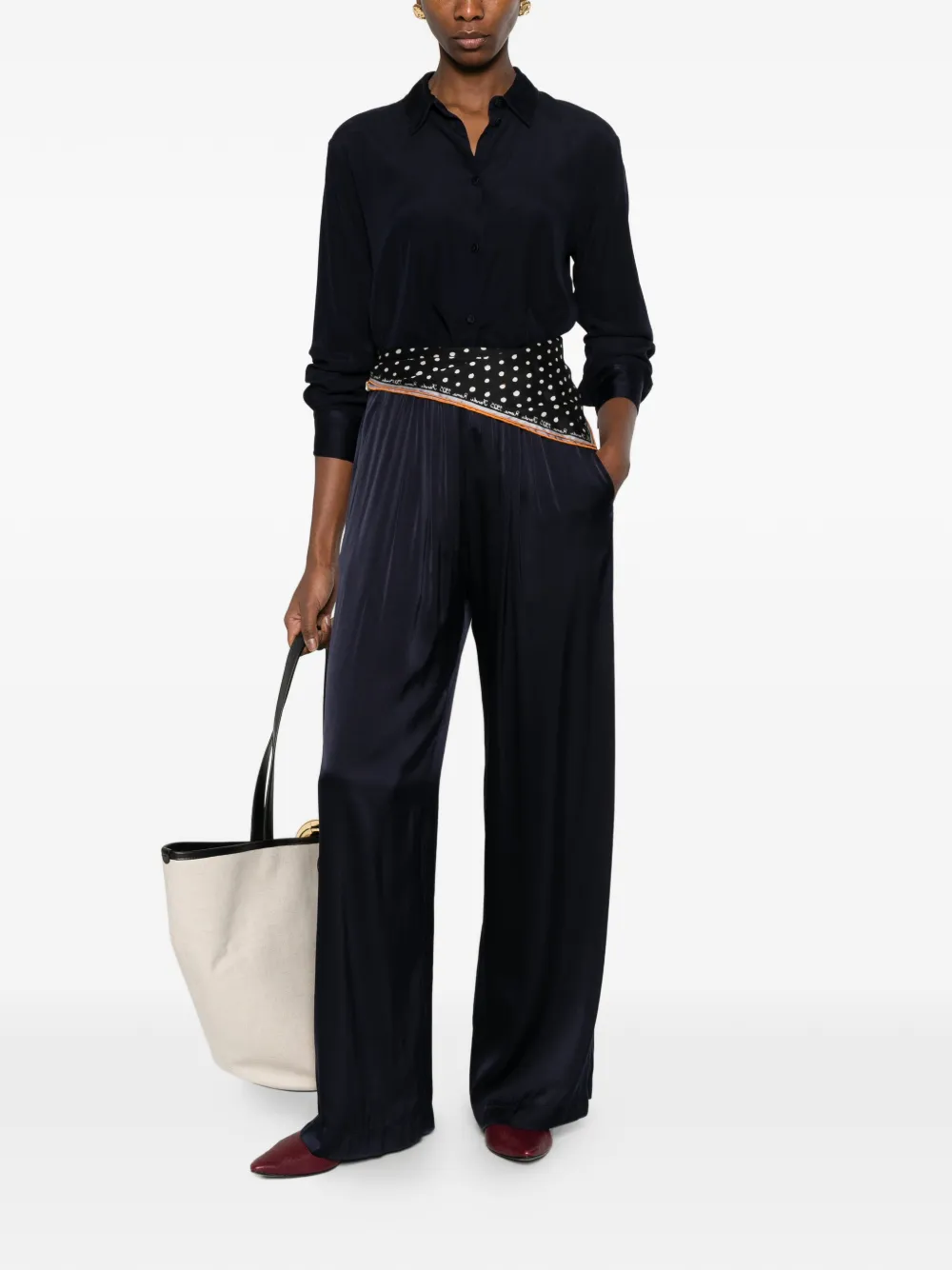  Forte Forte Wide-leg Trousers - Blue 