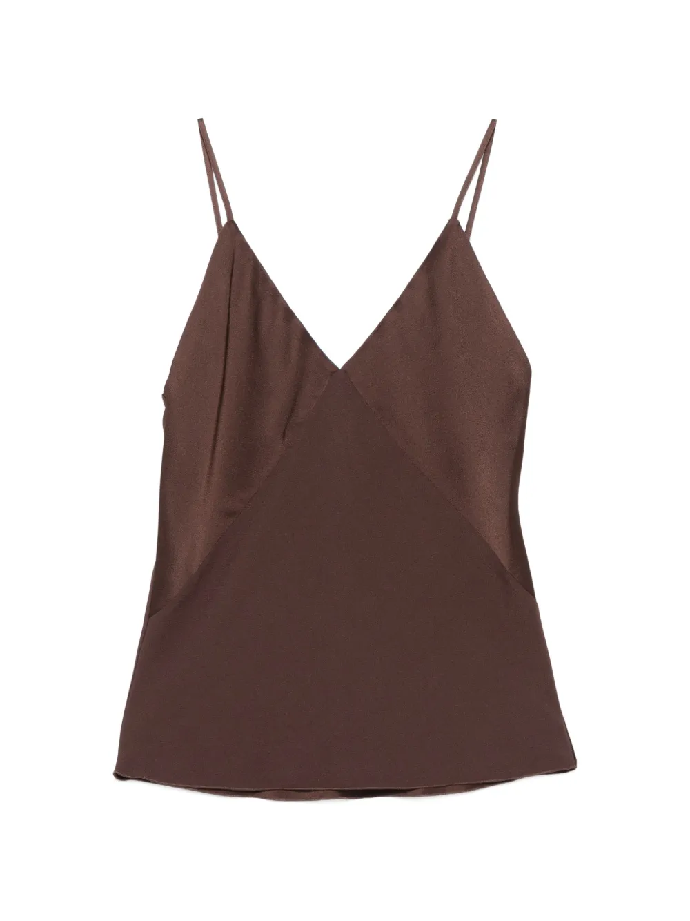 Forte Forte V-neck top - Marrone