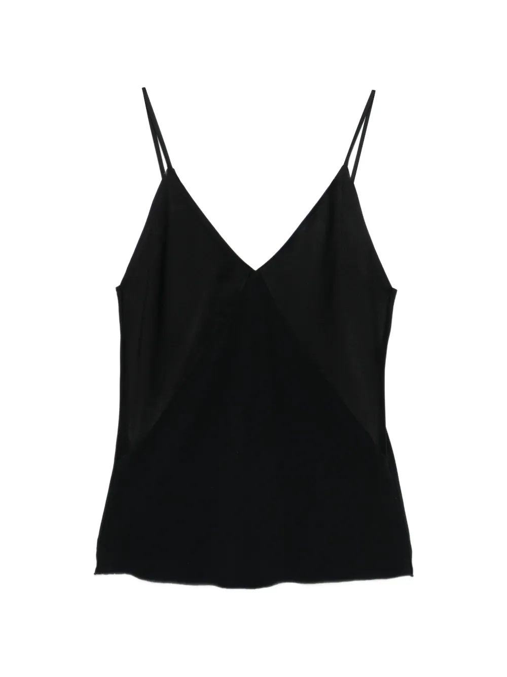 Forte Forte Canotta con scollo a V - Nero