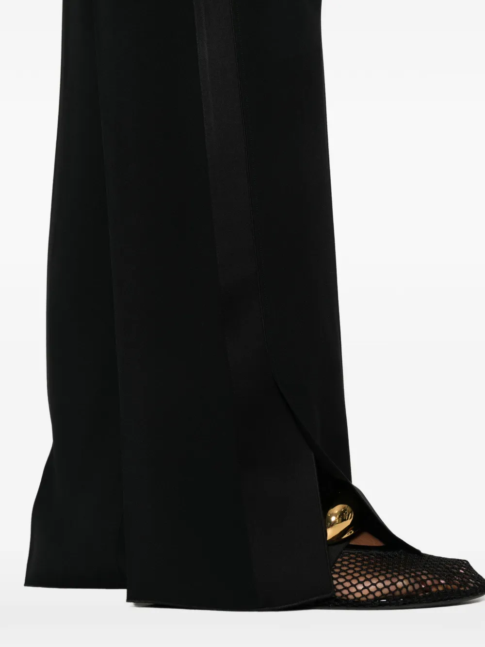 Forte Broek met split Zwart