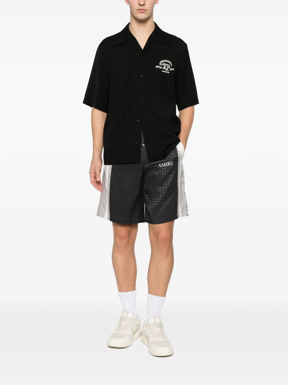 AMIRI graphic short-sleeve shirt - Zwart