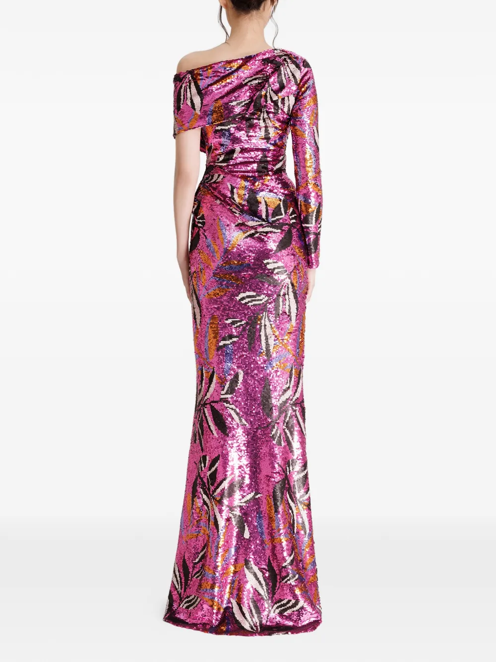 Gemy Maalouf draped sequin dress - Roze