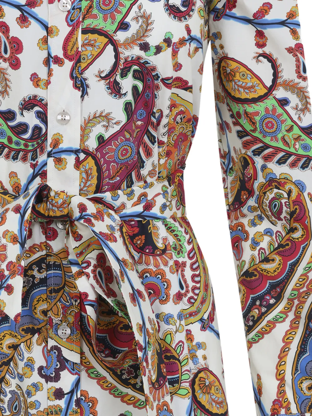 ETRO Blousejurk met paisley-print Wit