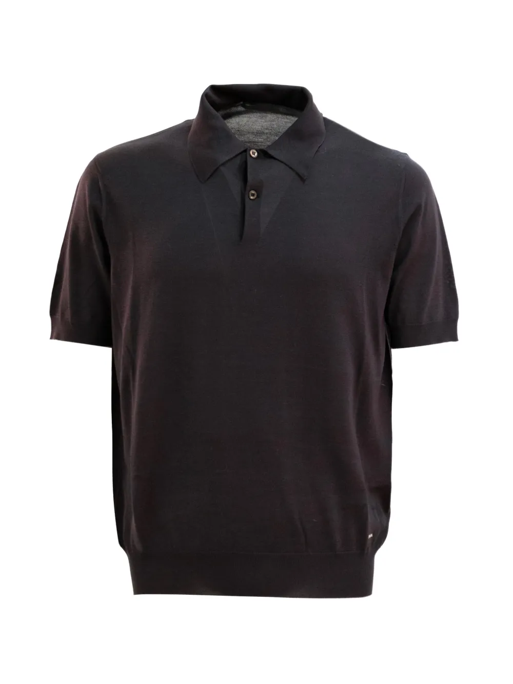 Prada silk polo shirt - Nero