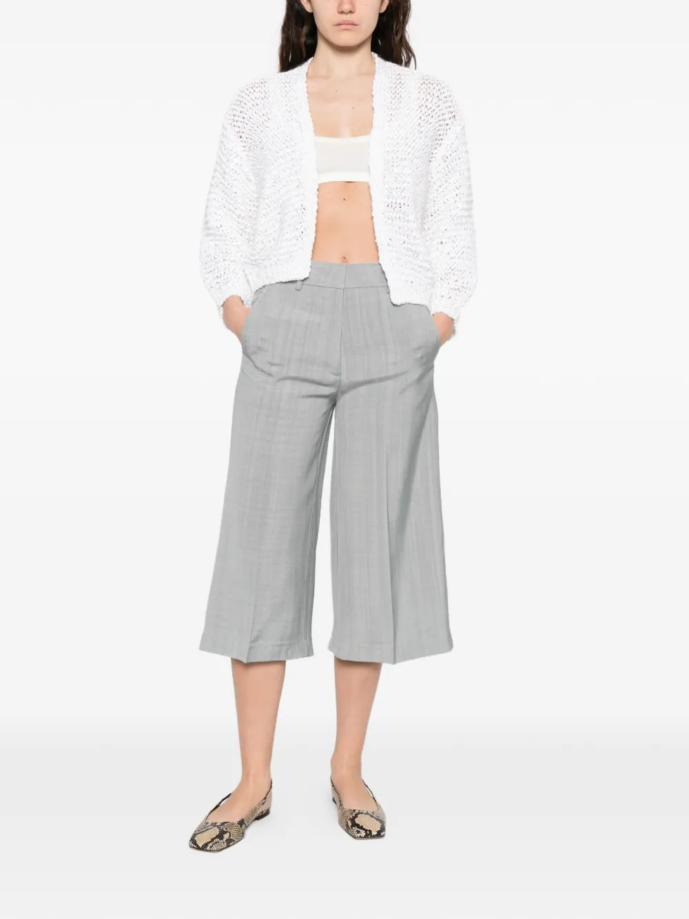  Forte Forte Open-front Knitted Cardigan - White 