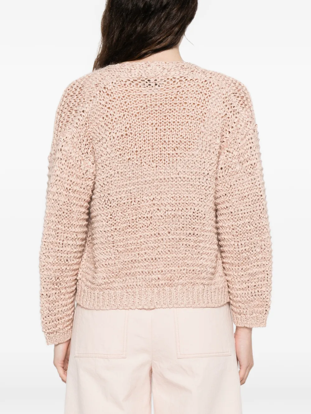 Forte Jack met open voorkant Beige