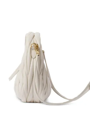 Miu Miu Wander レザーバッグ ミニ | ホワイト | FARFETCH JP