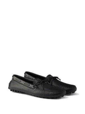 Prada レザー フィッシャーマンミュール | ブラック | FARFETCH JP