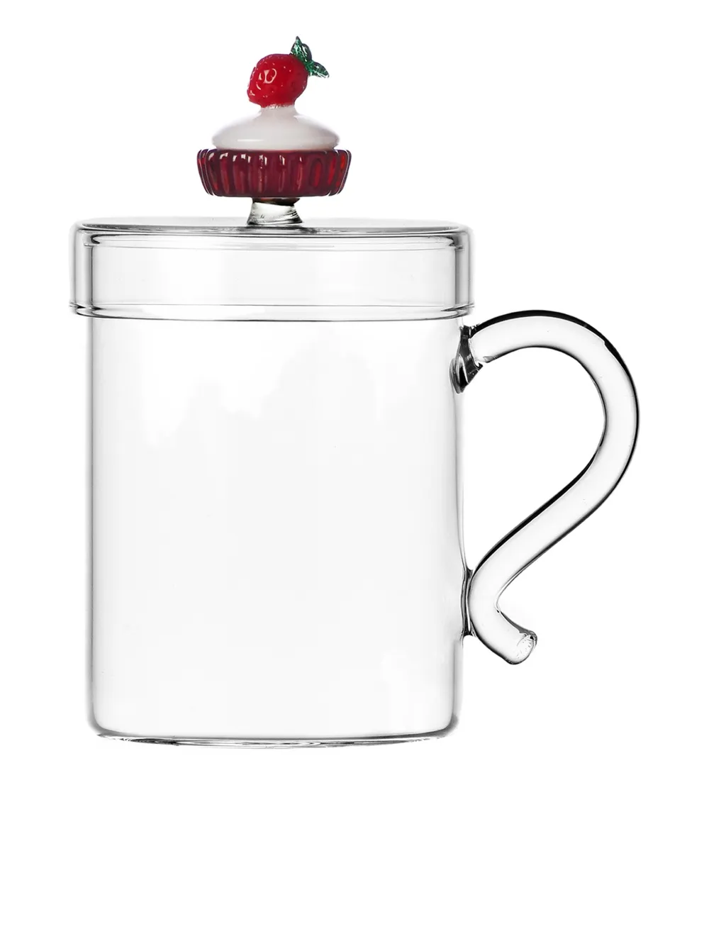Ichendorf Milano strawberry cake-detail mug - Bianco