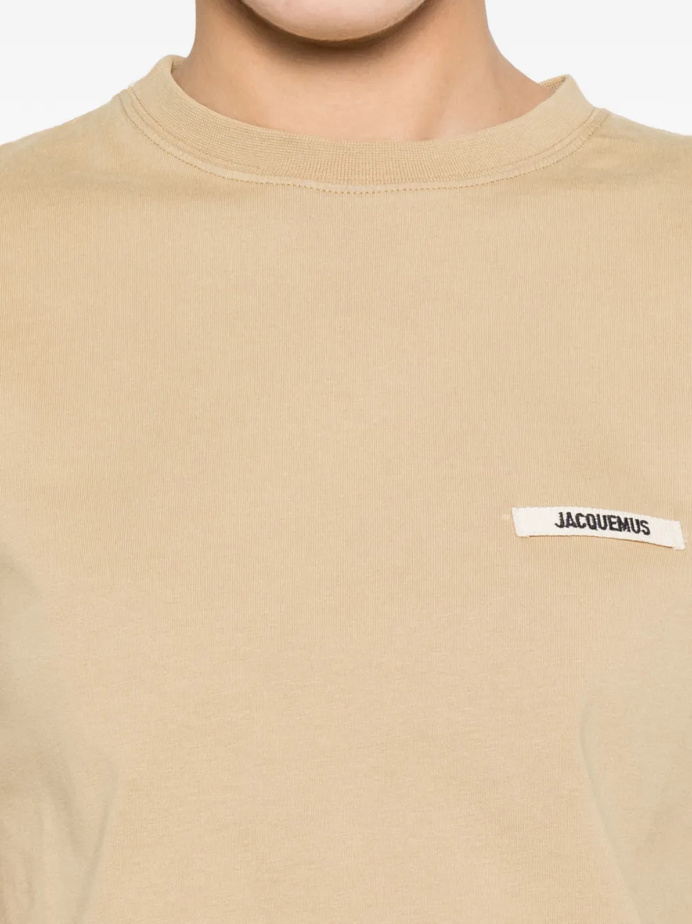 Jacquemus The Gro Grain T-shirt Beige