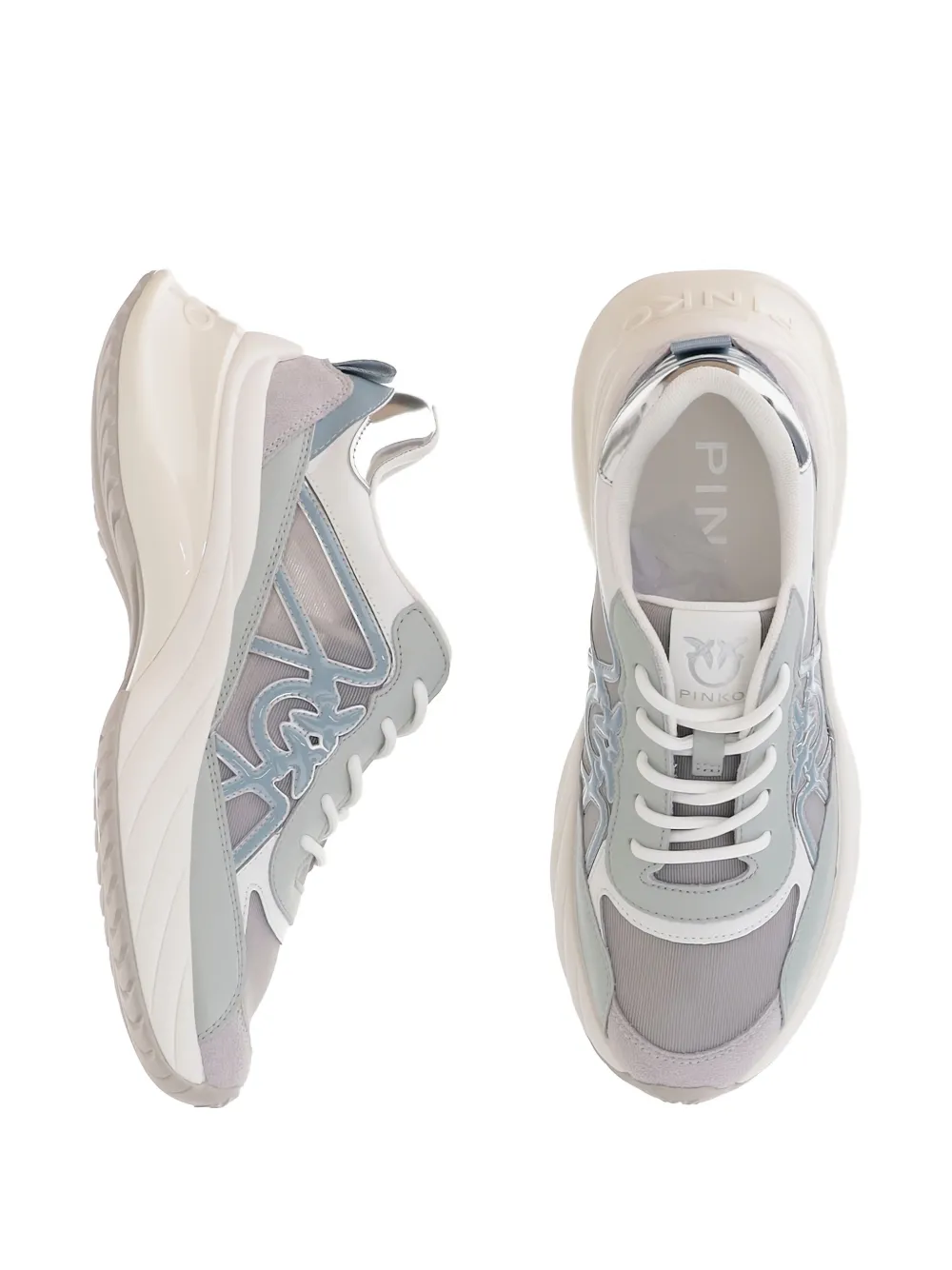 PINKO Leren sneakers Wit