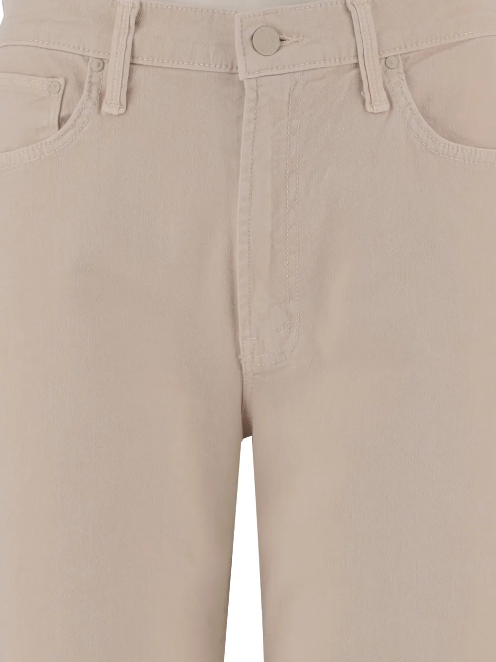 MOTHER Jeans met vijf zakken Beige