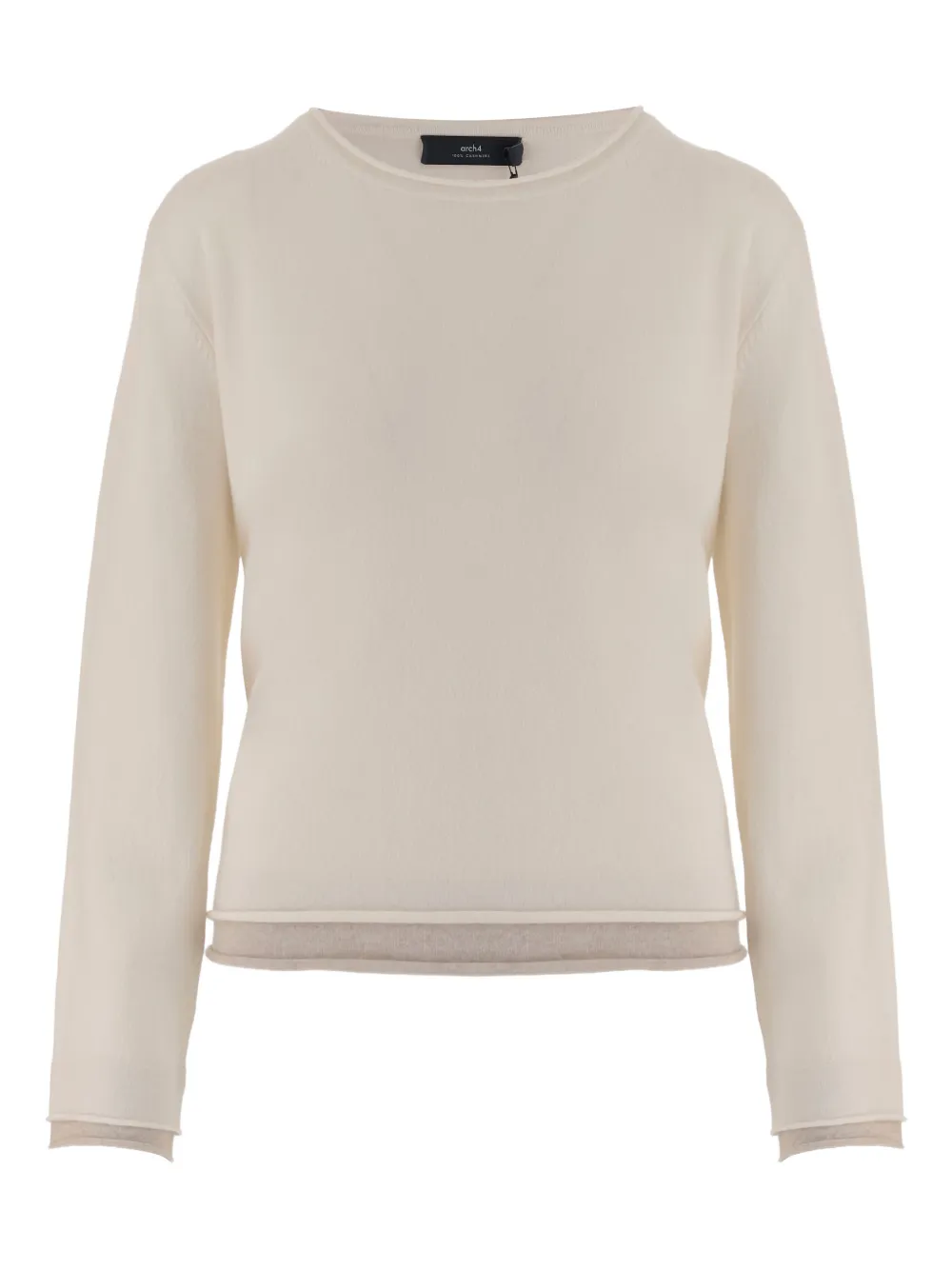 arch4 cashmere sweater - Neutrals