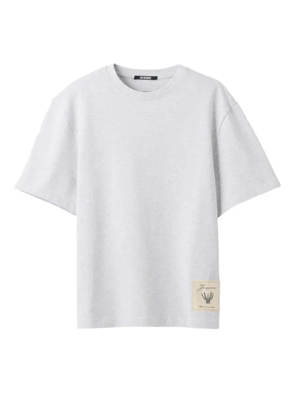 Jacquemus The Torneo Label T-shirt in Grey