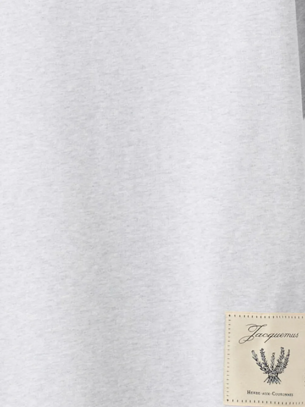  Jacquemus Embroidered-logo T-shirt - Grey 