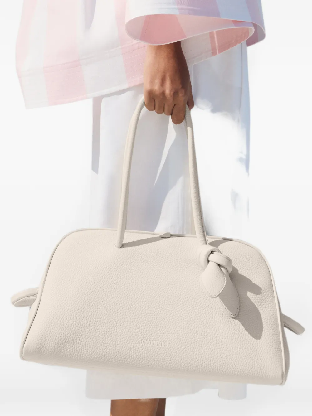 Jacquemus The Turismo Soft bowlingtas Beige