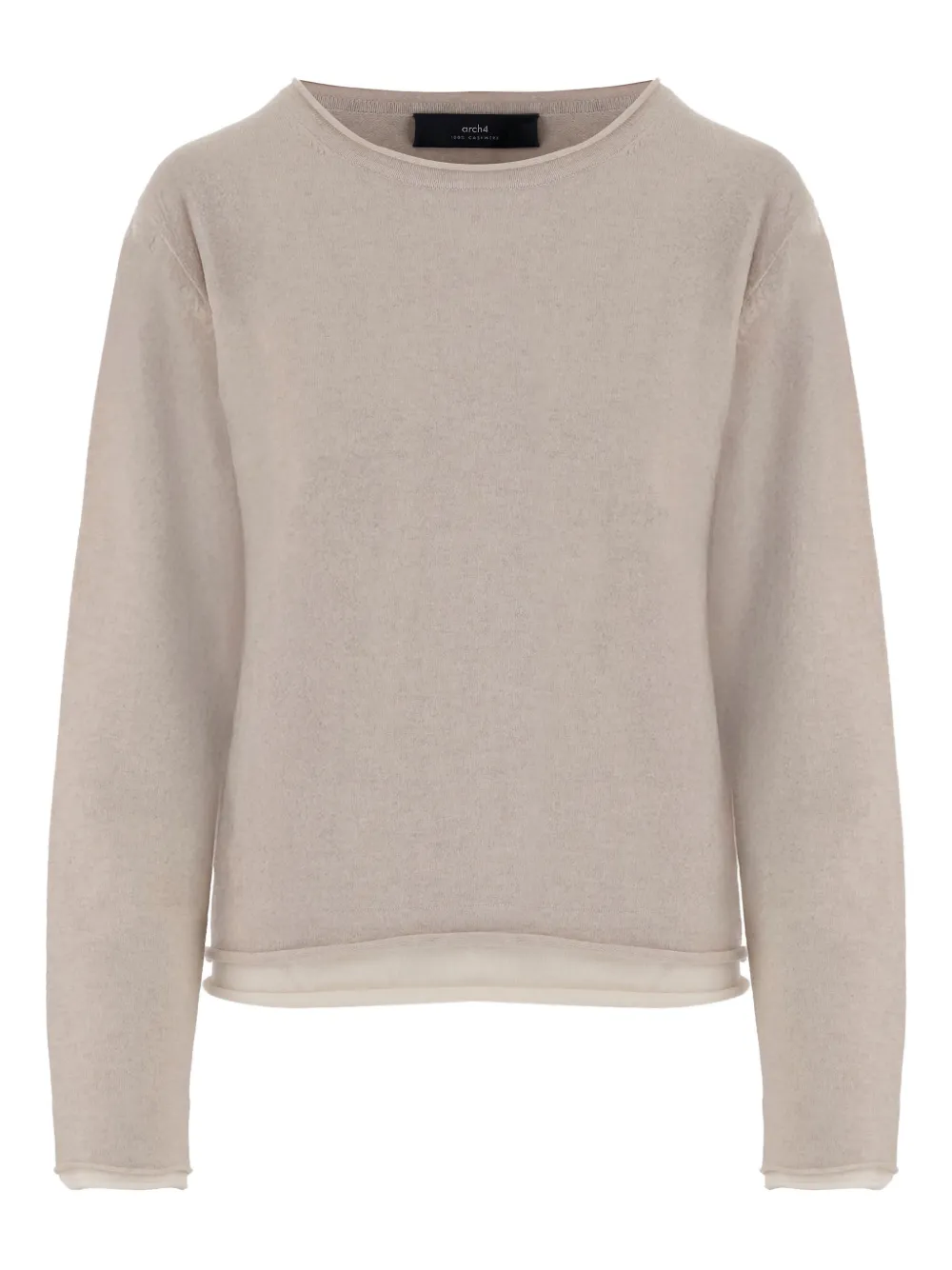 arch4 crew-neck sweater - Toni neutri