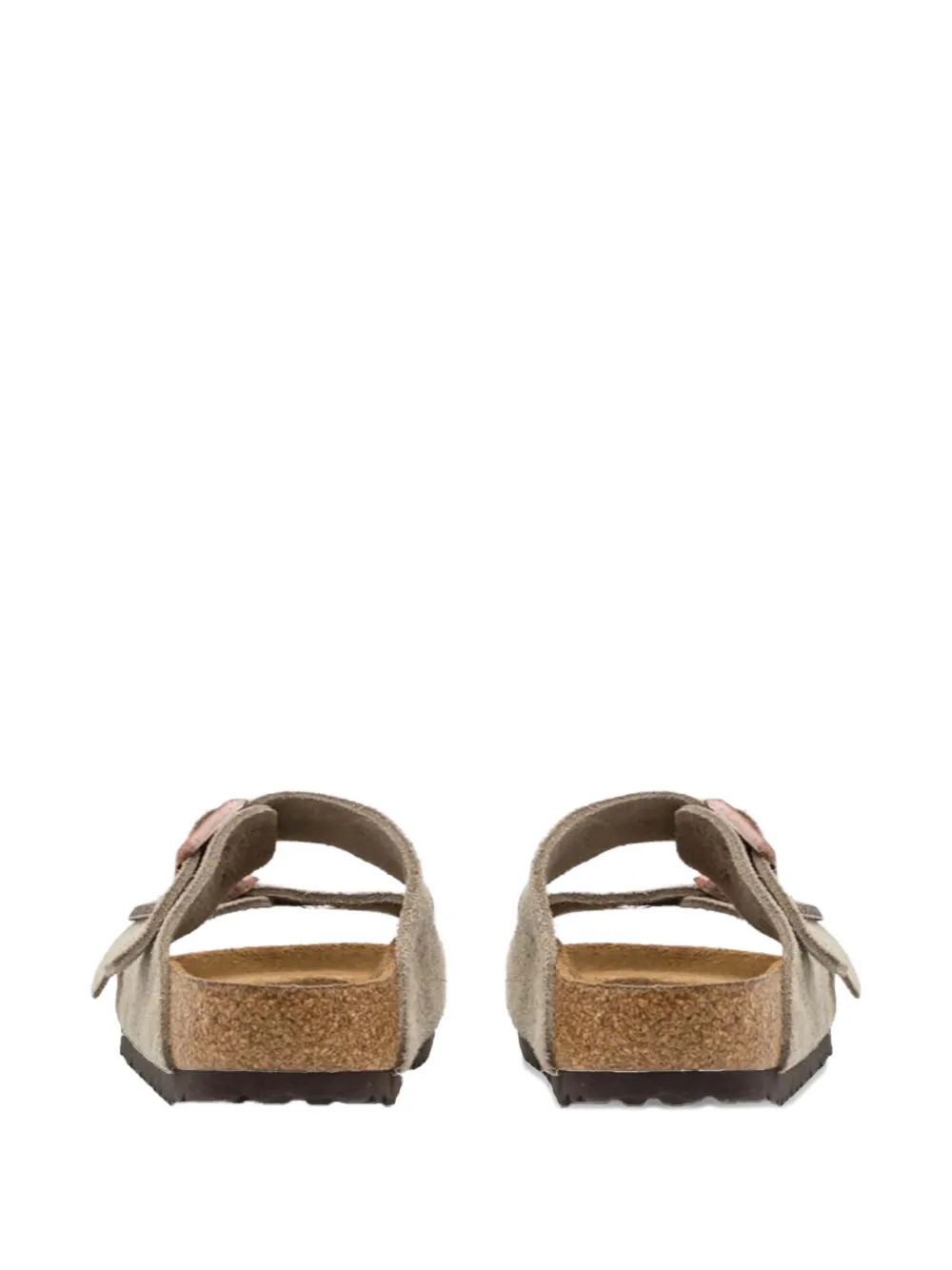 Birkenstock Arizona sandalen met gesp Bruin