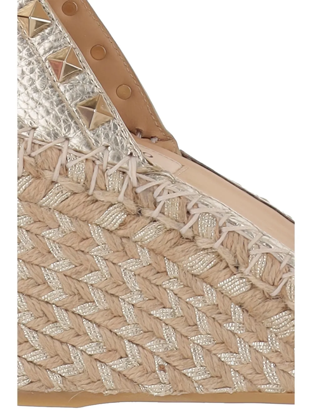 Valentino Garavani Rockstud espadrilles Goud
