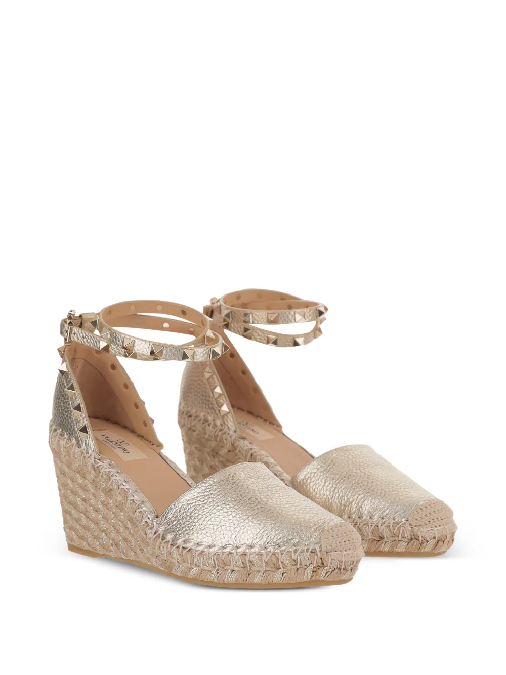 Valentino Garavani Rockstud espadrilles Goud