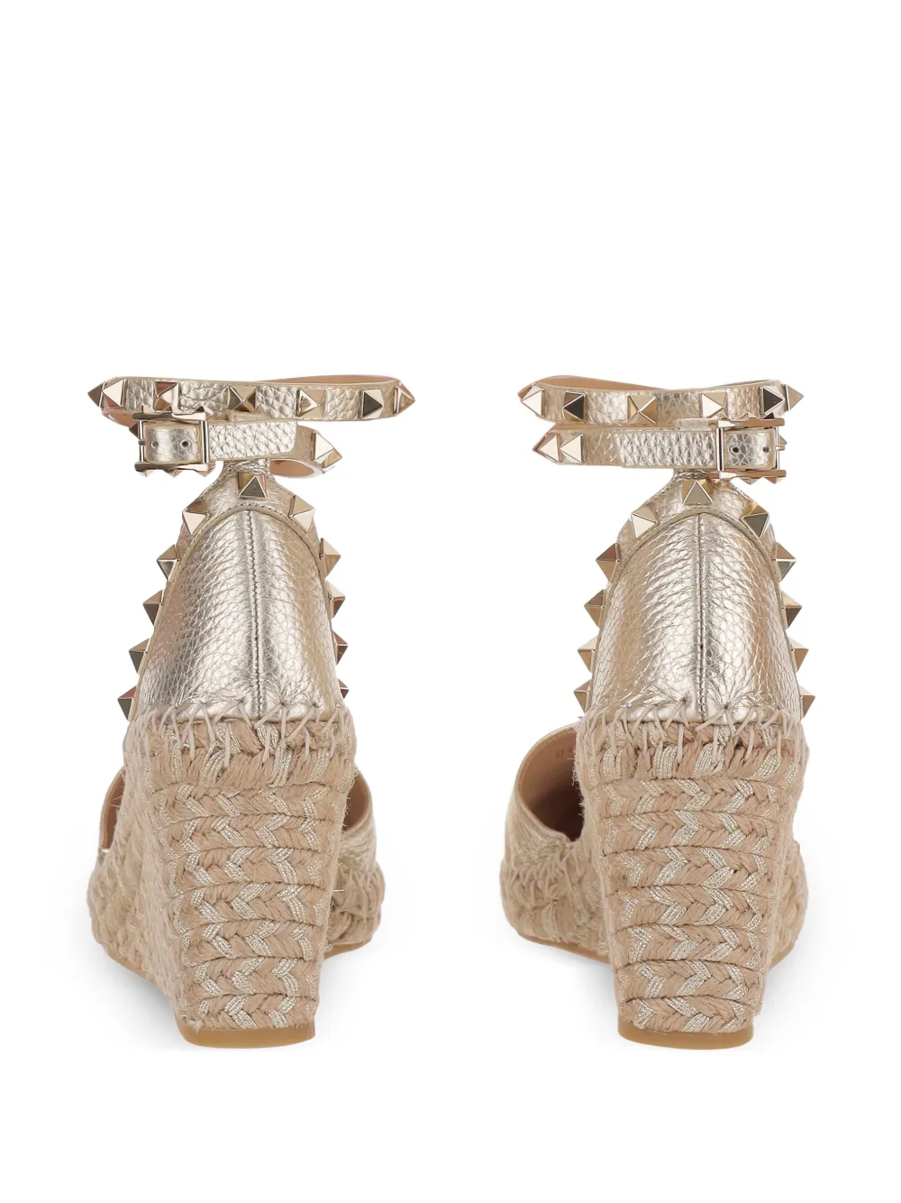 Valentino Garavani Rockstud espadrilles Goud