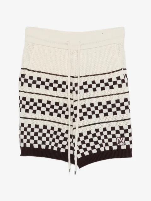 AMIRI checkered mesh short