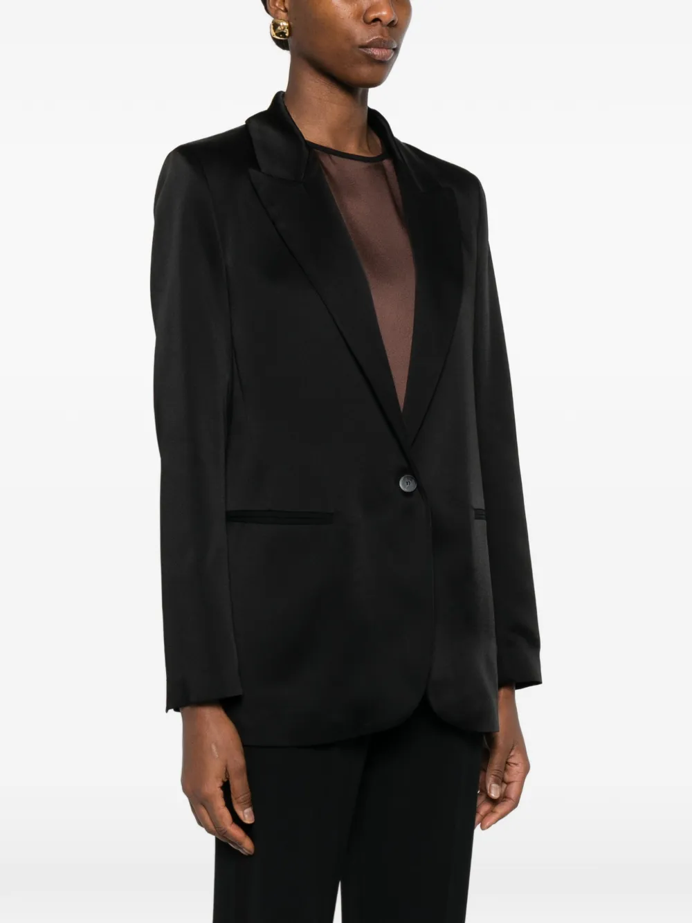  Forte Forte Single-breasted Notched Jacket - Black 