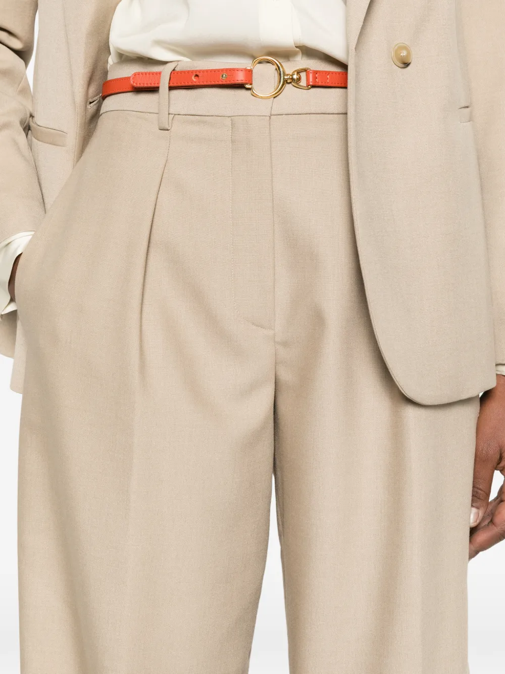 Forte Plooibroek Beige