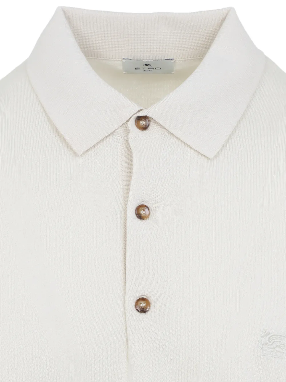 ETRO Poloshirt met knopen Beige