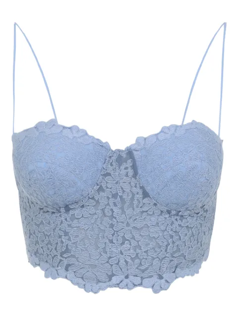 Ermanno Scervino structured chantilly lace bustier
