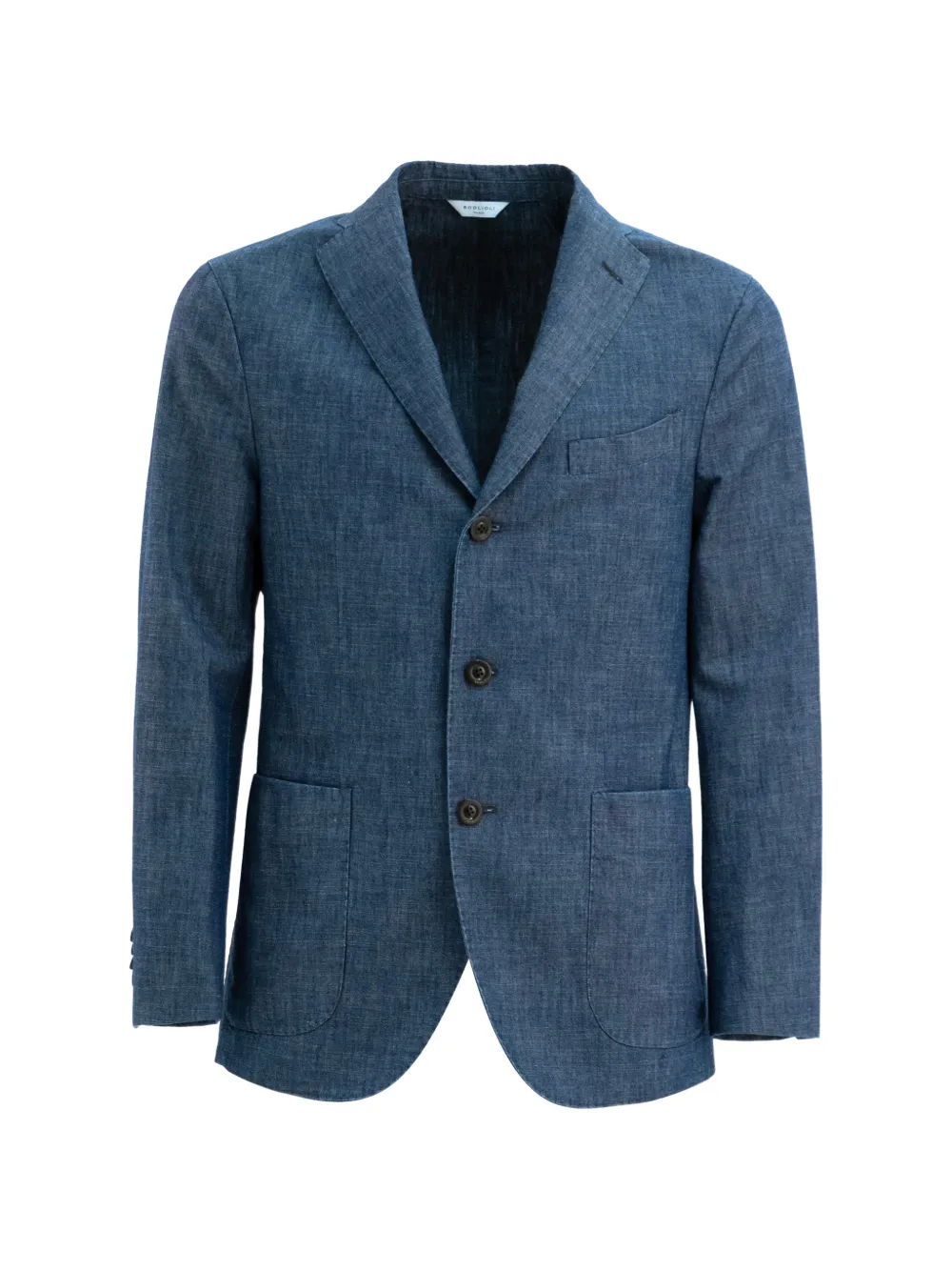 Boglioli denim single-breasted suit - Blu