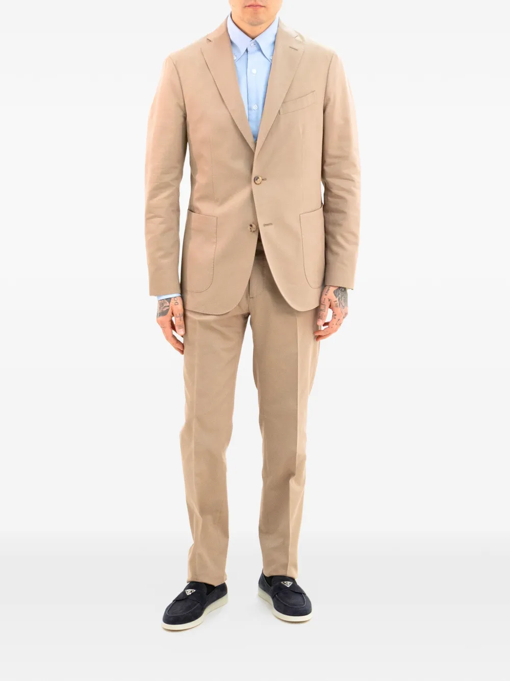  Boglioli Single-breasted Suit - Neutrals 