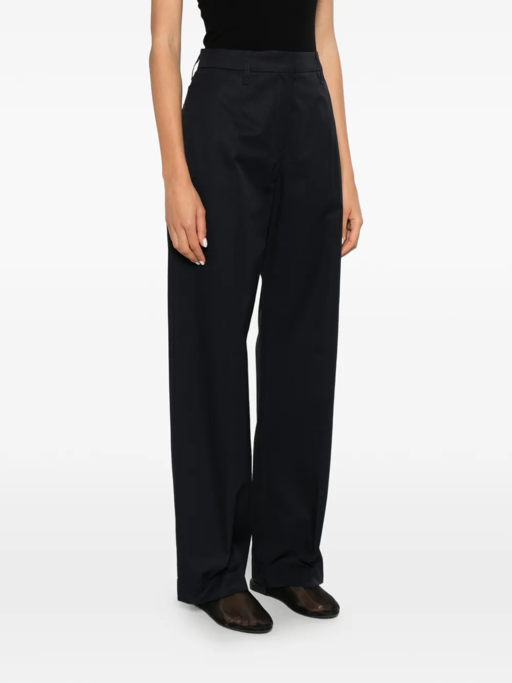 Jil Sander Straight broek Blauw