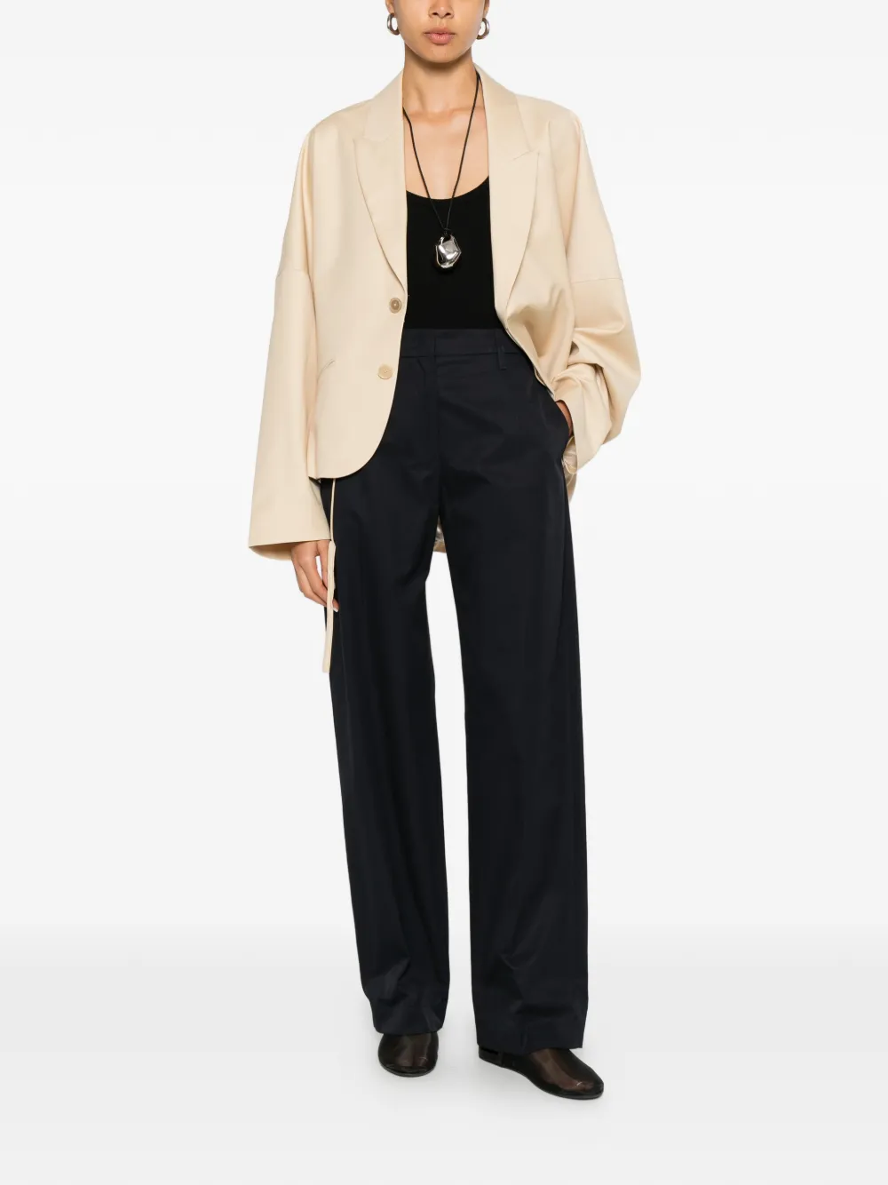 Jil Sander Straight broek Blauw