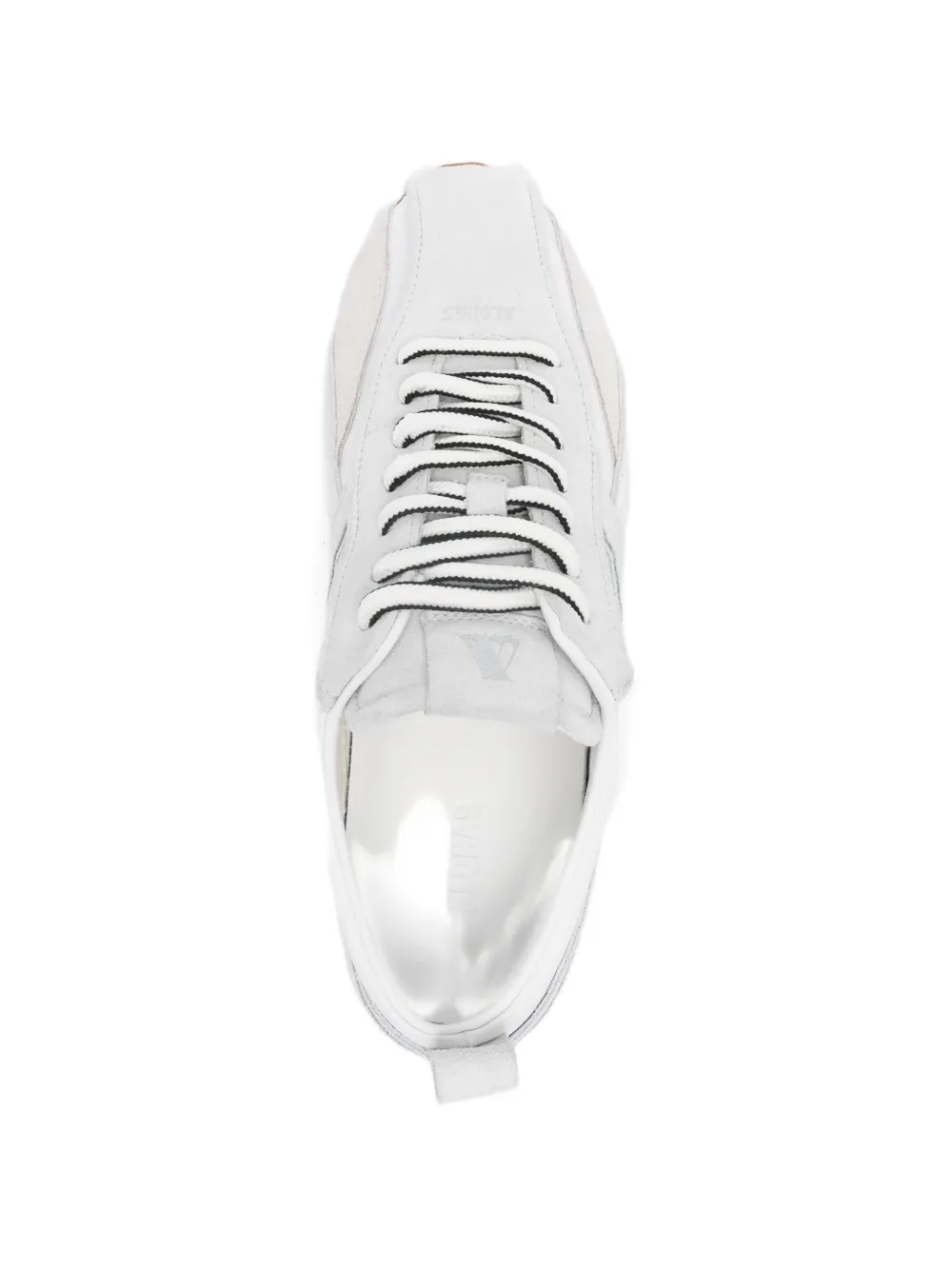 ALOHAS TB.304 sneakers met vlakken en kant Wit