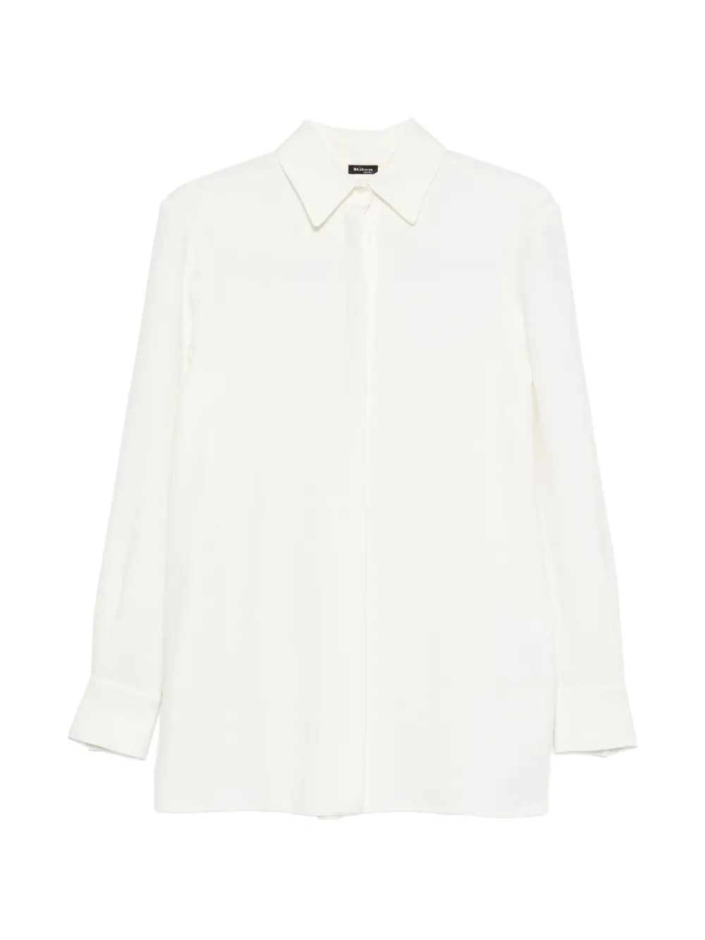 Kiton collared shirt - Bianco