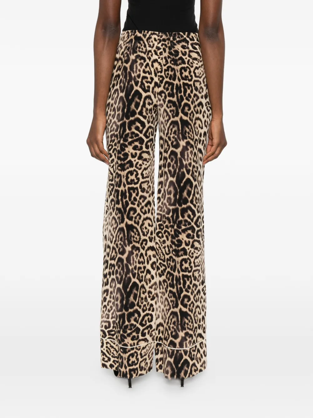 Ermanno Scervino Broek met luipaardprint Bruin