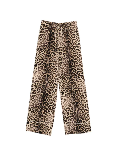 Ermanno Scervino leopard-print trousers