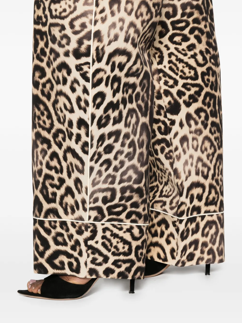 Ermanno Scervino Broek met luipaardprint Bruin