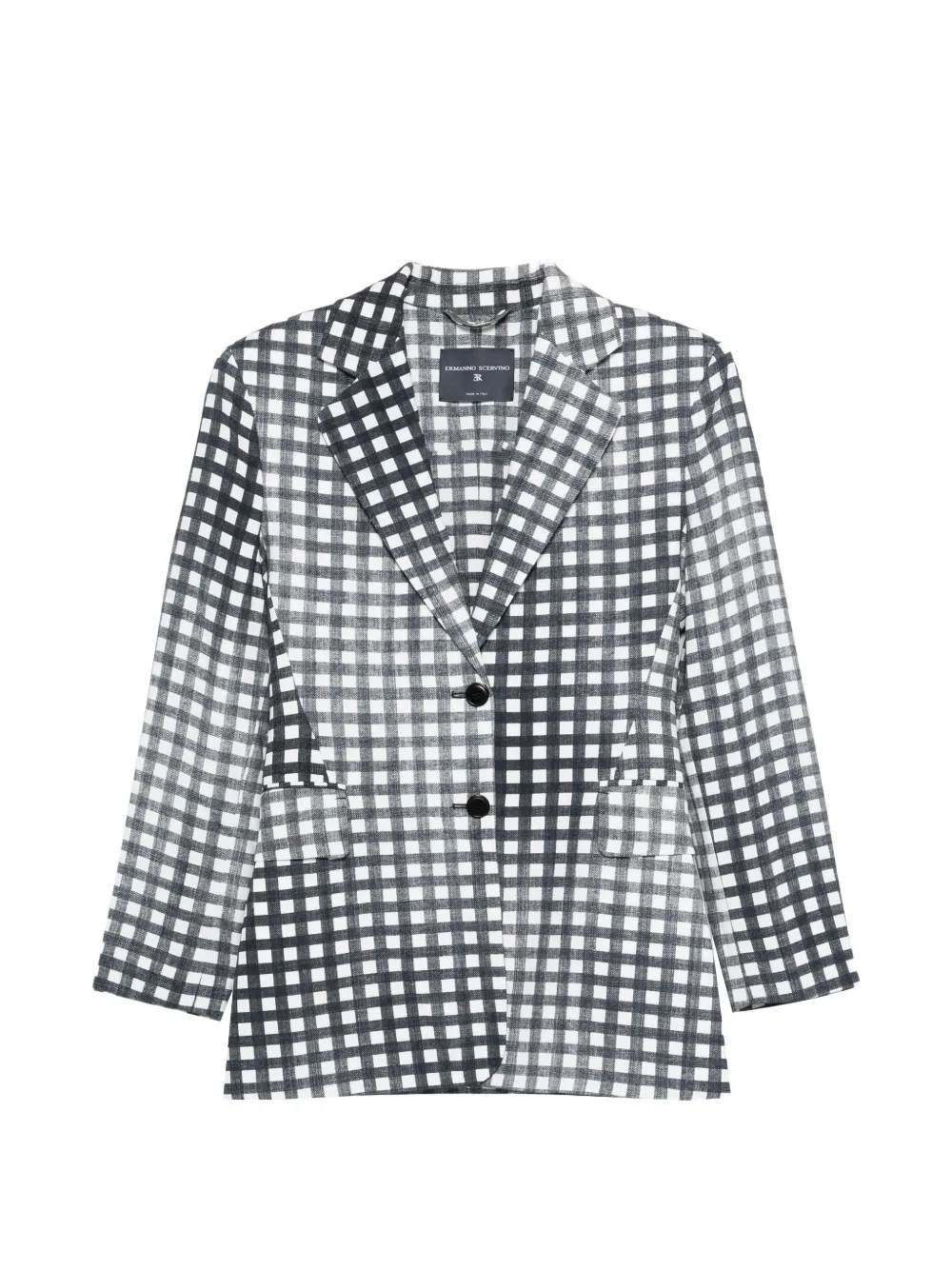 Ermanno Scervino check-pattern blazer - Bianco