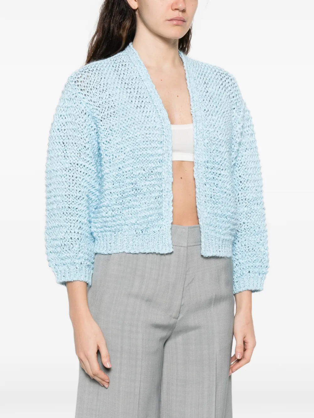  Forte Forte Open-front Cardigan - Blue 