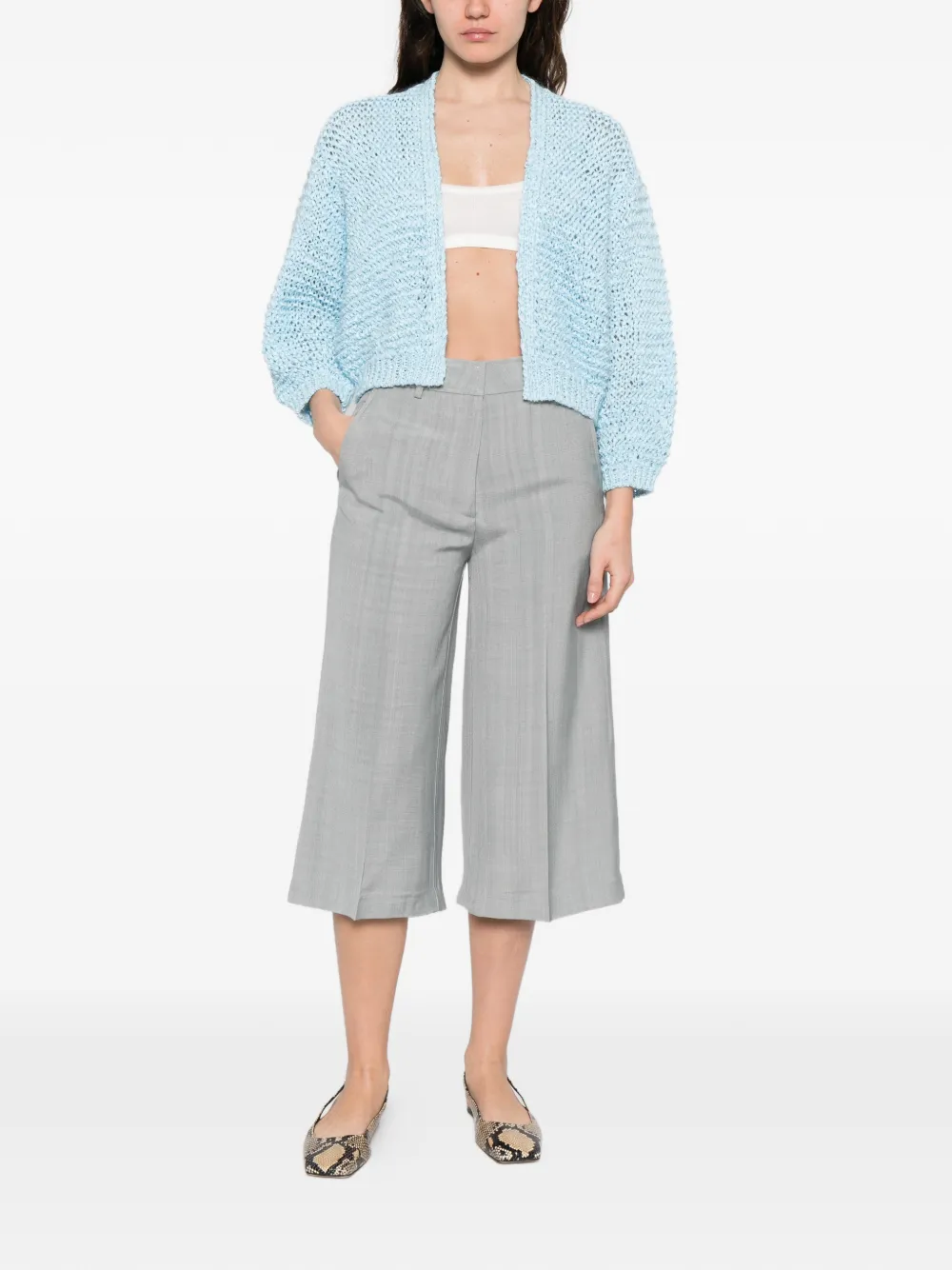  Forte Forte Open-front Cardigan - Blue 