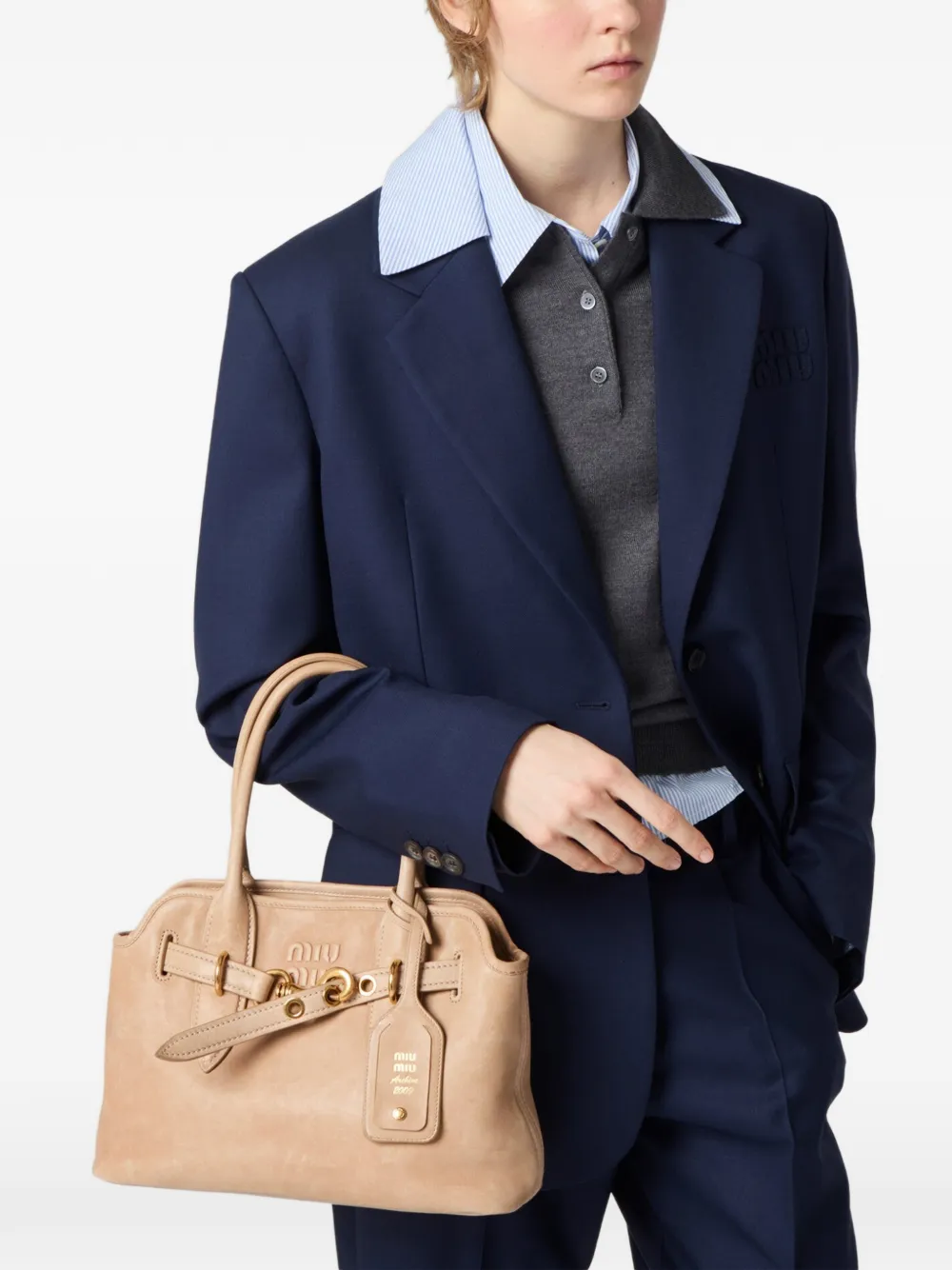 Miu Aventure shopper Beige