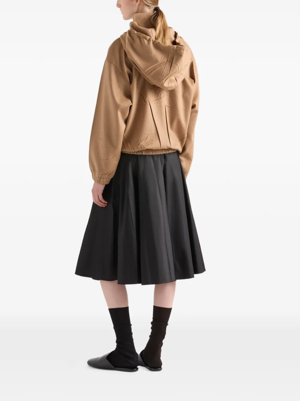  Prada Hooded Jacket - Brown 