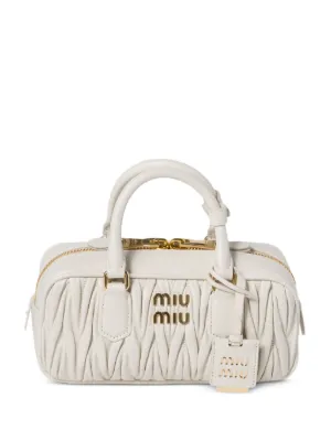 miu miu バッグ Miu Miu Arcadie Bag | White | FARFETCH